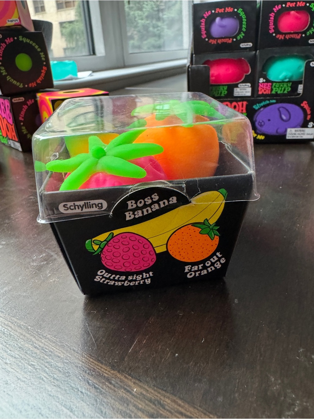 NeeDoh Groovy Fruit Schylling NEW 100% Authentic